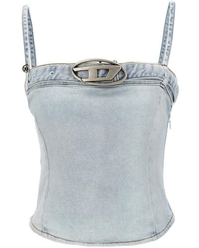 DIESEL De-lucy Tops - Blue