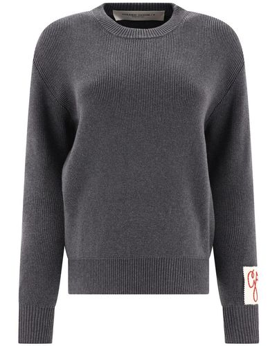 Golden Goose Cotton Crewneck Sweater - Gray