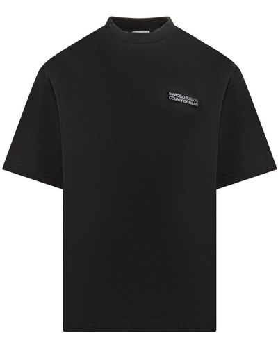 Marcelo Burlon Tempera Cross T-shirt - Black