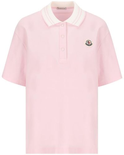 Moncler T-shirts And Polos - Pink