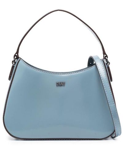 DKNY Ellie Leather Crossbody Bag - Blue