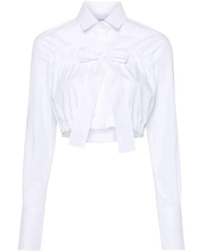 Patou Shirt With Bow - White
