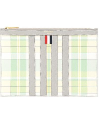 Thom Browne Small Document Holder - White