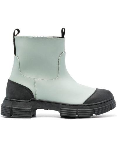Ganni Rubber Boots - Green