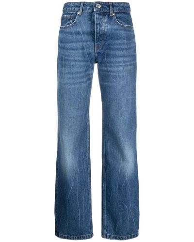 Ami Paris Straight-fit Denim Jeans - Blue