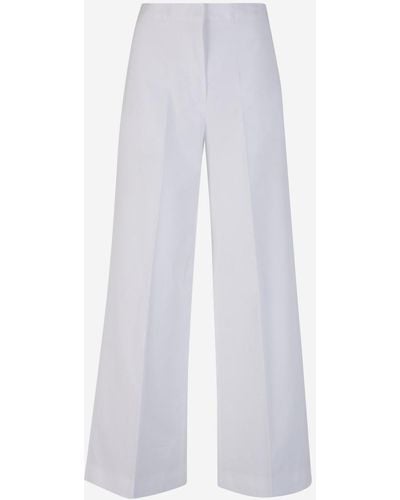 Fabiana Filippi Cotton Formal Pants - White