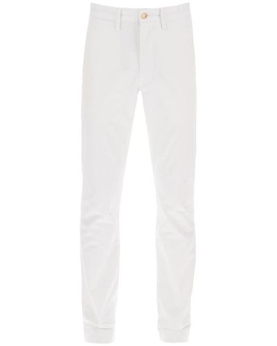 Polo Ralph Lauren Chini Pants In Cotton - White