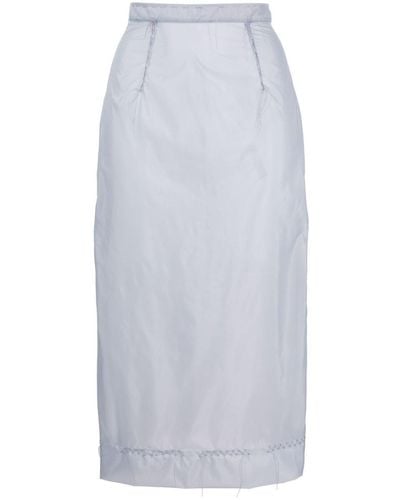 Maison Margiela Tulle Midi Skirt - White