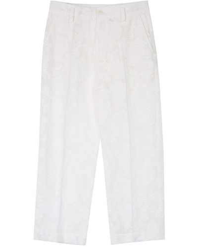 Barena Adriano Floral Pants - White