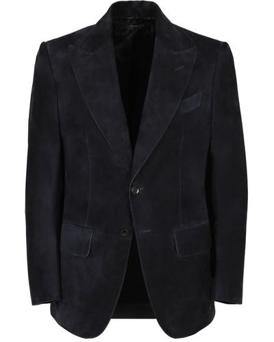 Tom Ford Single-Breasted Two-Button Jacket - Black