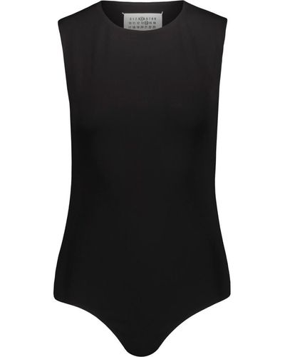 Maison Margiela Sleeveless Bodysuit Clothing - Black