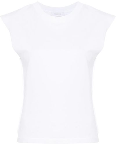 Rabanne Cotton T-Shirt With Chain Detail - White