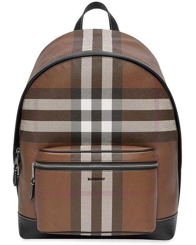 Burberry Check-pattern Backpack - Multicolour