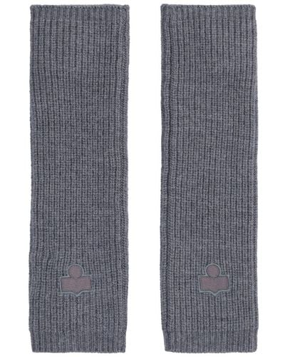 Isabel Marant Patti Wool Gloves - Grey