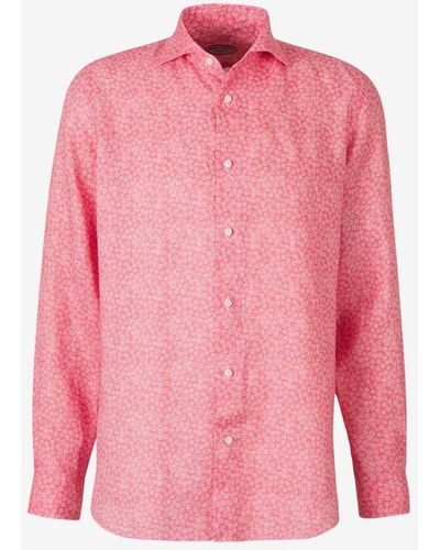 Vincenzo Di Ruggiero Floral Cotton Shirt - Pink