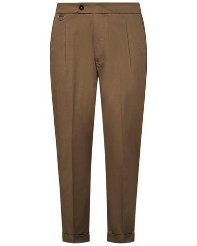 Low Brand Riviera Elastic Trousers - Brown
