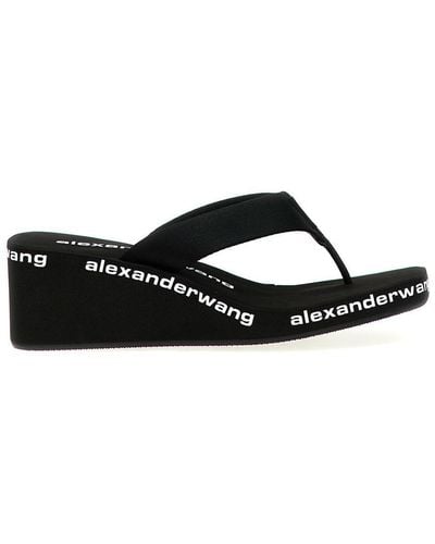 Alexander Wang 'Wedge Flip Flop' Sandals - Black