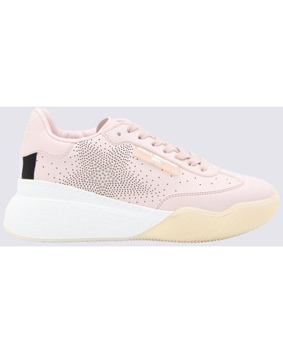 Stella McCartney Light Pink Faux Leather Trainers