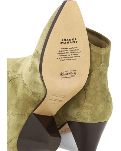 Isabel Marant "Darizo" Ankle Boots - Green