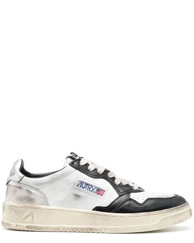 Autry Medalist Super Vintage Low Sneakers - White