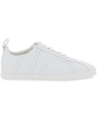 Totême Leather Trainers - White