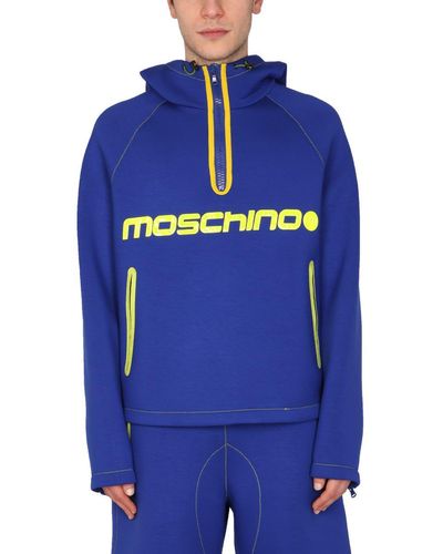 Moschino Surf Logo Sweatshirt - Blue
