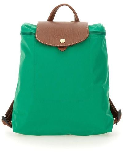 Longchamp "Le Pliage" Backpack - Green