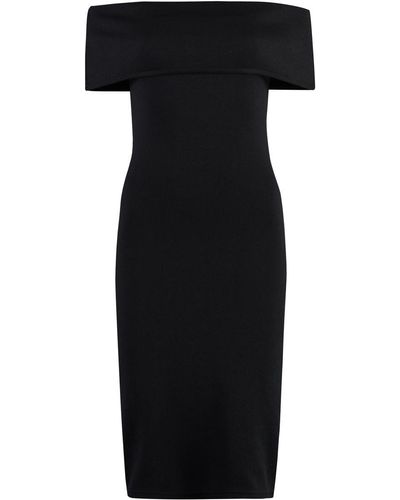 Bottega Veneta Technical Nylon Dress - Black