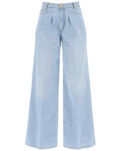 Pinko Pozzillo Wide Leg Jeans - Blue