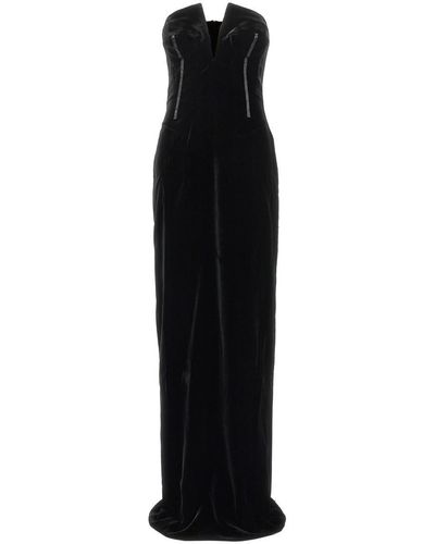 Tom Ford Velvet Evening Dress Dresses - Black
