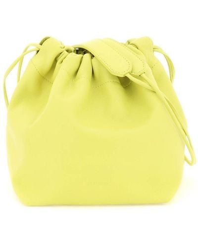 Jil Sander Dumpling Bucket Bag - Yellow
