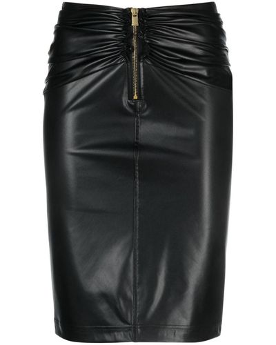 Pinko Draped-detailing Skirt - Black