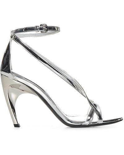 Alexander McQueen Armadillo Sandals - White