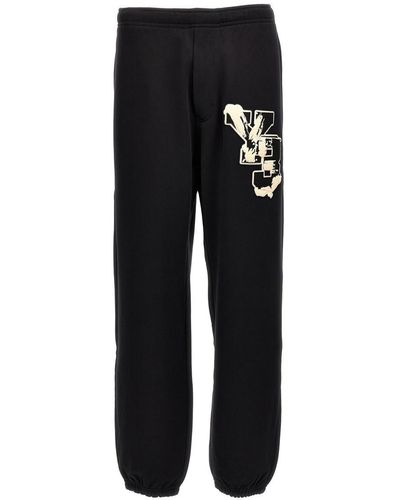 Y-3 Logo Patch Joggers Trousers Black