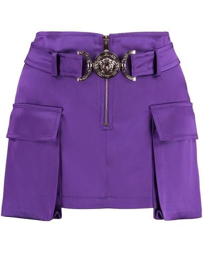 Versace Duchesse Skirt - Purple