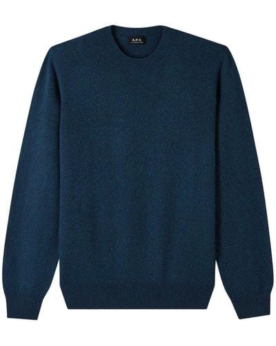 A.P.C. Wool Knitwear. - Blue