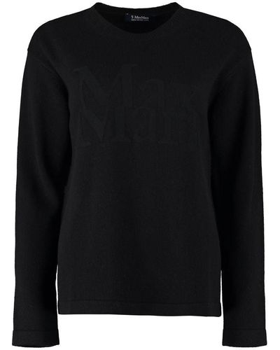 Max Mara ' Max Mara Amalfi Wool And Cashmere Pullover - Black
