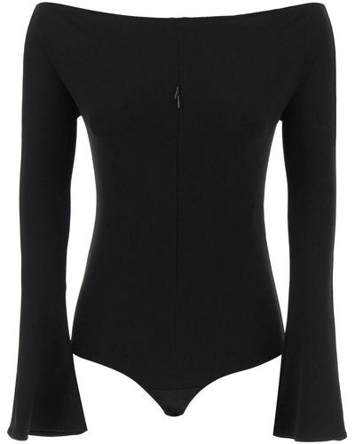 Courreges Courreges "Invisible Front Zip Bodycon Dress" - Black