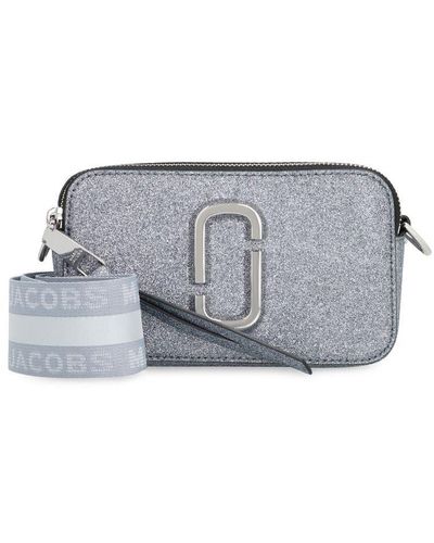 Marc Jacobs The Snapshot Leather Camera Bag - Grey