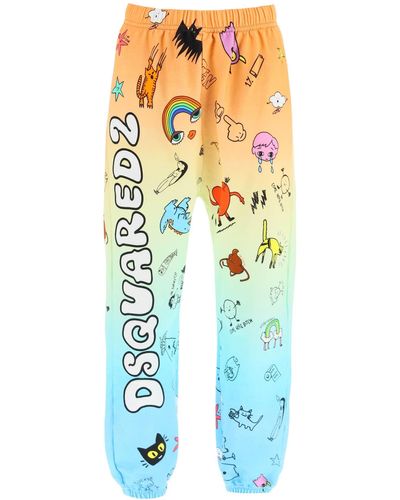 DSquared² Cartoons jogging Trousers - Multicolour