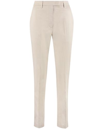 Department 5 Stretch Cotton Trousers - Natural