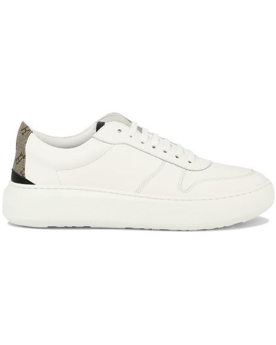 Herno Trainers With Monogram - White