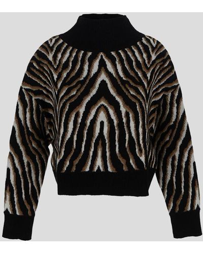 Erika Cavallini Semi Couture Semi-Couture Sweaters - Black