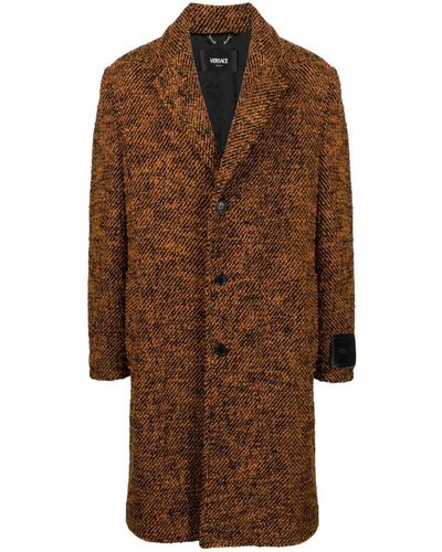 Versace Coats - Brown