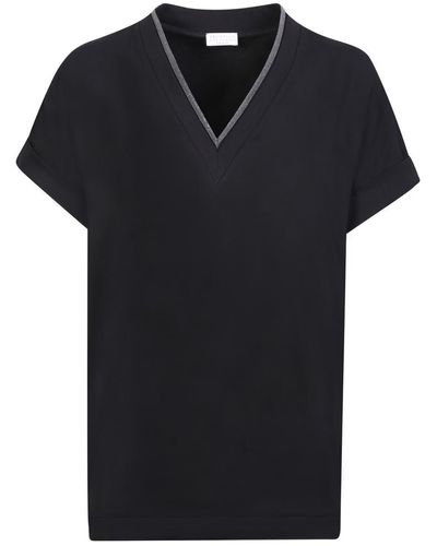 Brunello Cucinelli T-shirts - Black