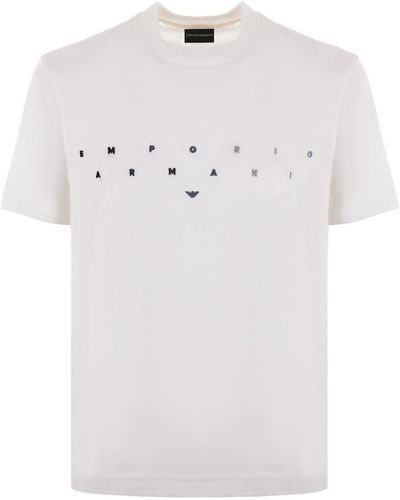 Emporio Armani T-Shirts And Polos - White