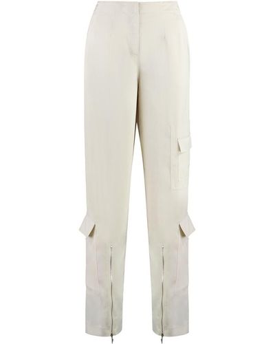 Calvin Klein Silk Pants - White