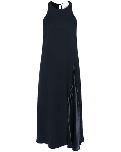 Erika Cavallini Semi Couture Sleeveless Midi Dress - Blue