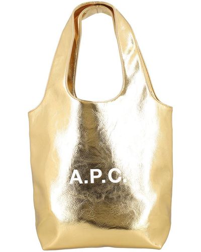 A.P.C. Ninon Small Top Handle Bag - White