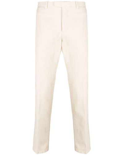 Boglioli Cotton Chino Trousers - Natural
